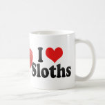 I Love Sloths Mugs