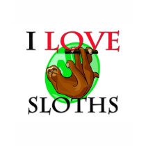 I Love Sloths t-shirts