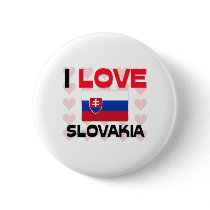 I Love Slovakia buttons by tshirtshirts I Love Slovakia buttons
