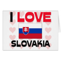 I Love Slovakia cards by tshirtshirts I Love Slovakia cards