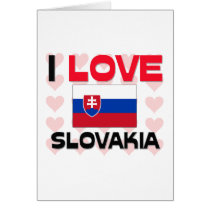 I Love Slovakia cards by tshirtshirts I Love Slovakia cards
