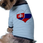 I Love Slovakia pet clothing