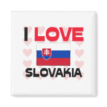 I Love Slovakia magnets