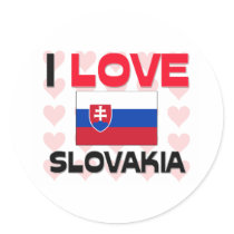 I Love Slovakia stickers by tshirtshirts I Love Slovakia stickers