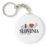 I Love Slovenia Keychains