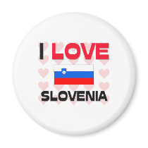 I Love Slovenia magnets