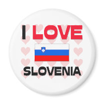 I Love Slovenia magnets