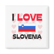 I Love Slovenia magnets