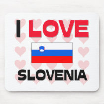 I Love Slovenia mousepads