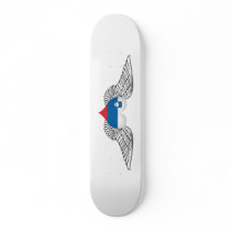 I Love Slovenia -wings Custom Skateboard