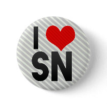 I Love SN Pinback Buttons