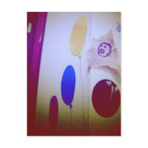 I Love Snailmail - Balloons Post Card