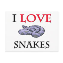I Love Snakes Post Cards