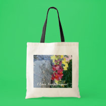 I Love Snapdragons! bags