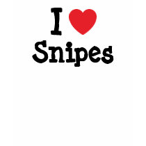 I love Snipes heart custom personalized t-shirts