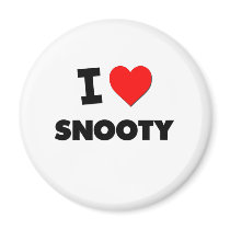 I love Snooty Refrigerator Magnet