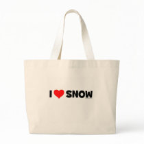 I Love Snow Tote Bag
