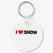 I Love Snow keychains by weeteeshirts I Love Snow keychains