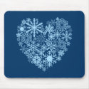I Love Snow Mousepad