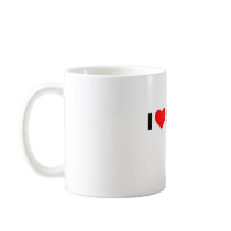 I Love Snow Coffee Mug