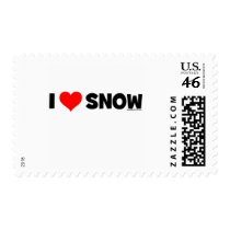 I Love Snow postage by weeteeshirts I Love Snow postage