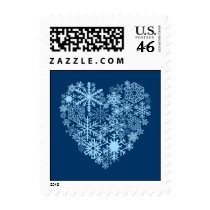 I Love Snow Postage postage