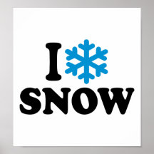I love snow print