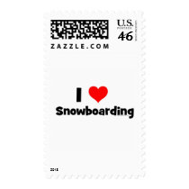 I Love Snowboarding postage by weeteeshirts I Love Snowboarding postage