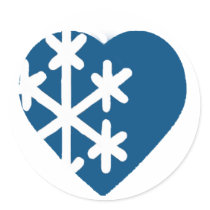 I love Snowflakes - stickers
