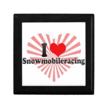 I love Snowmobileracing Jewelry Box