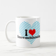 I love Snowmobileracing Mugs