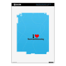 I love Snowmobileracing Skins For iPad 3