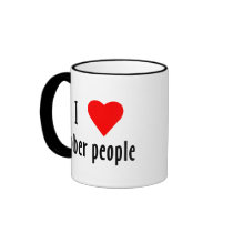 I Love Sober People Coffee Mug