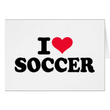 I love Soccer Card