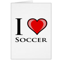 I Love Soccer Cards