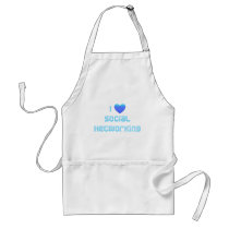 I Love Social Networking aprons by socialtshirts I Love Social Networking aprons