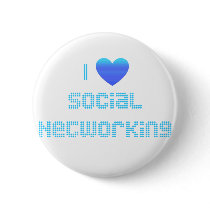 I Love Social Networking buttons by socialtshirts I Love Social Networking buttons