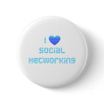 I Love Social Networking buttons by socialtshirts I Love Social Networking buttons