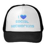 I Love Social Networking Trucker Hat