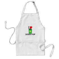 I Love Soda Pop aprons