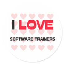 I LOVE SOFTWARE TRAINERS stickers by professions I LOVE SOFTWARE TRAINERS stickers