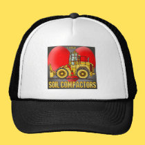 I Love Soil Compactors Hat hats