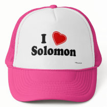 I Love Solomon hats by Name_Gear I Love Solomon hats