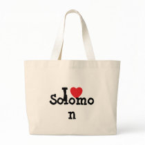 I love Solomon heart custom personalized bags by funnycustomtshirts I love Solomon heart custom personalized bags
