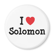 I love Solomon heart custom personalized magnets by funnycustomtshirts I love Solomon heart custom personalized magnets