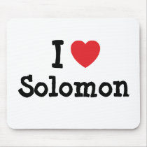 I love Solomon heart custom personalized mousepads by funnycustomtshirts I love Solomon heart custom personalized mousepads