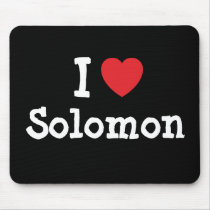 I love Solomon heart custom personalized mousepads by funnycustomtshirts I love Solomon heart custom personalized mousepads