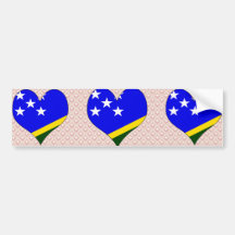 I Love Solomon Islands Bumper Stickers