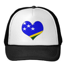 I Love Solomon Islands Hat