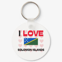 I Love Solomon Islands keychains by tshirtshirts I Love Solomon Islands keychains